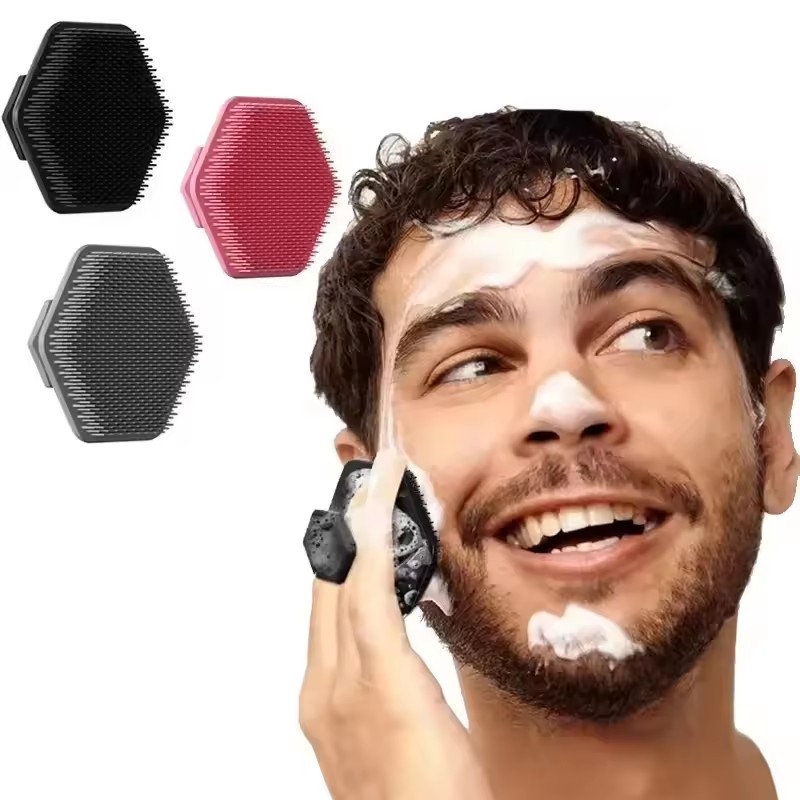 Silicone Face Scrubber Electric - Silicone Cleaning Brush Face Cleansing Scrubber