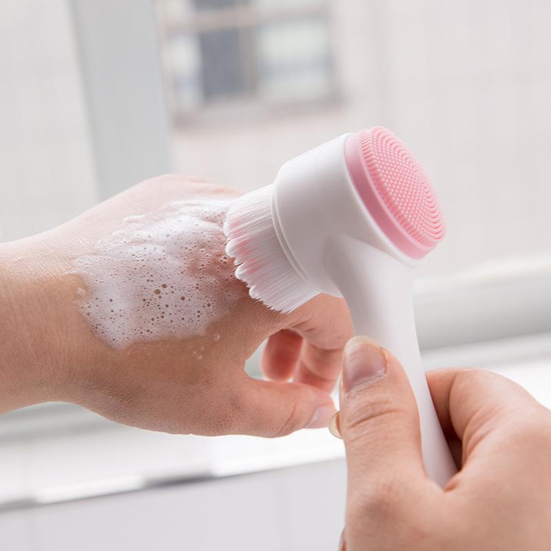 3D Double Silicone Facial Clea - đánh giá và giá Silicone Face Scrubber Electric