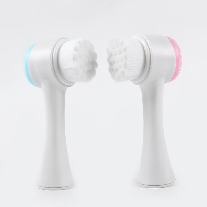 3D Double Silicone Facial Clea - đánh giá và giá Silicone Face Scrubber Electric