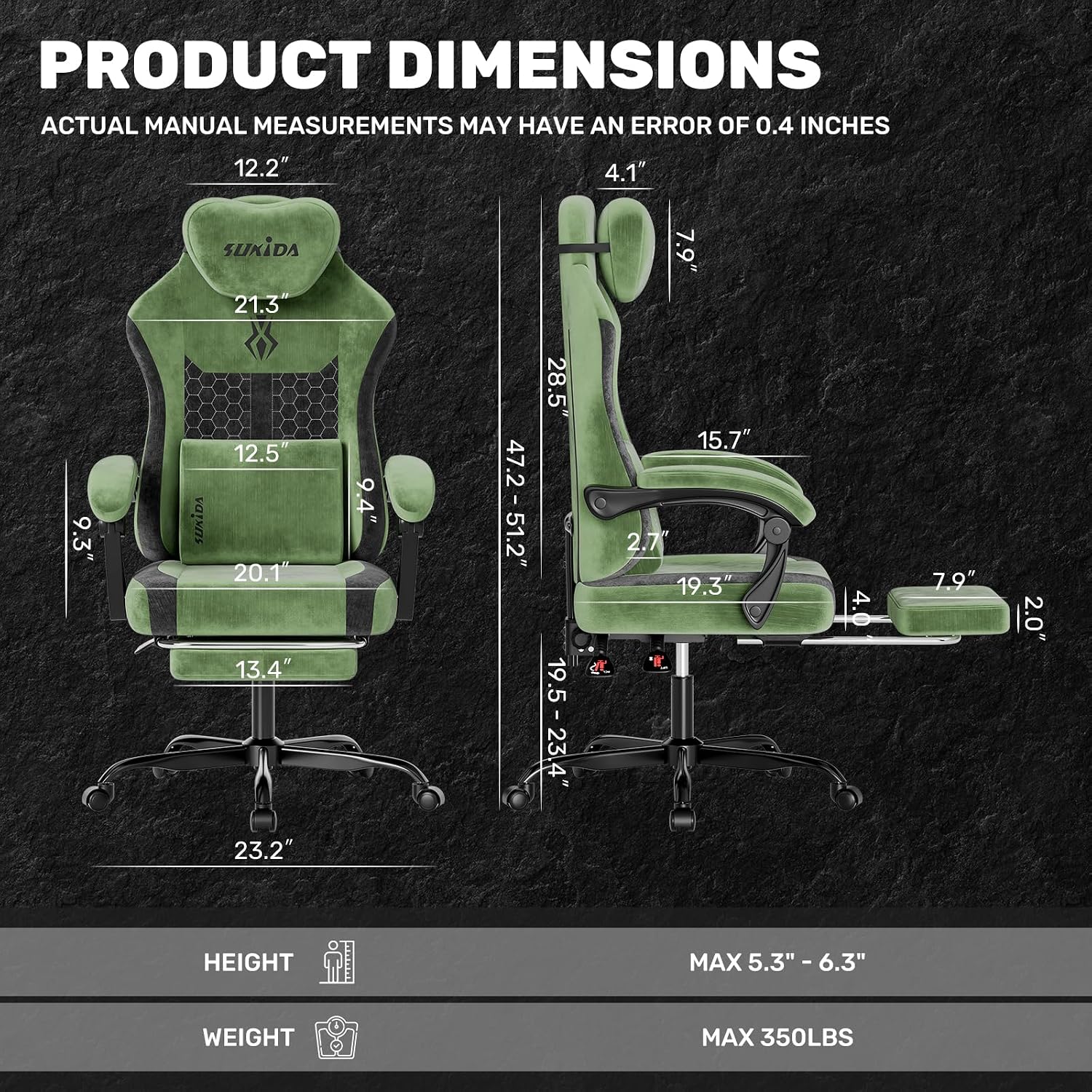 Fabric Video Gaming Chair, Erg - đánh giá và giá Massage