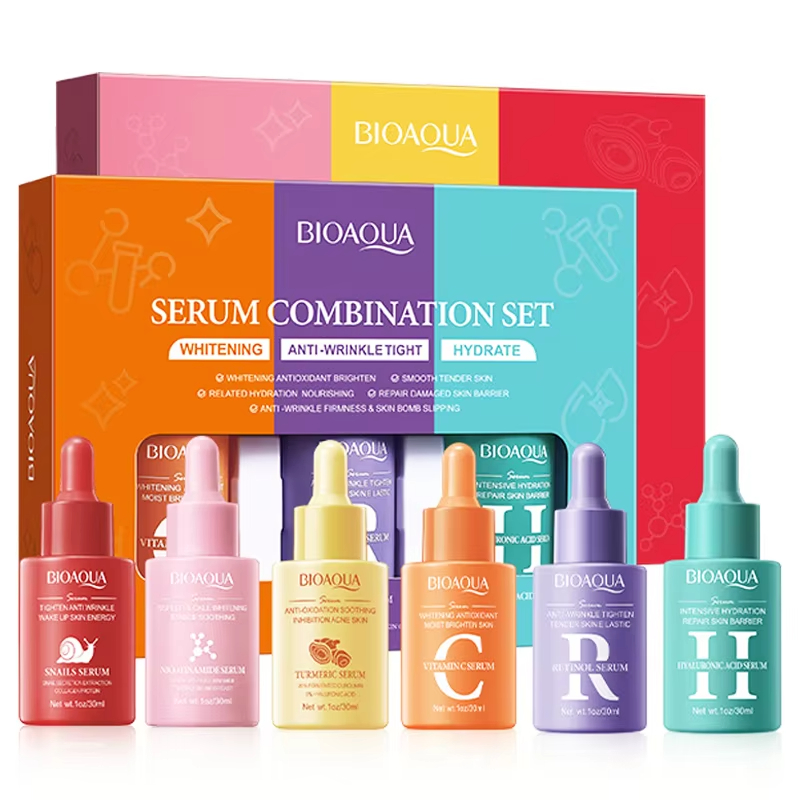 3pcs/set BIOAQUA Vitamin C Ret - đánh giá và giá Hyaluronic Acid Facial Serum