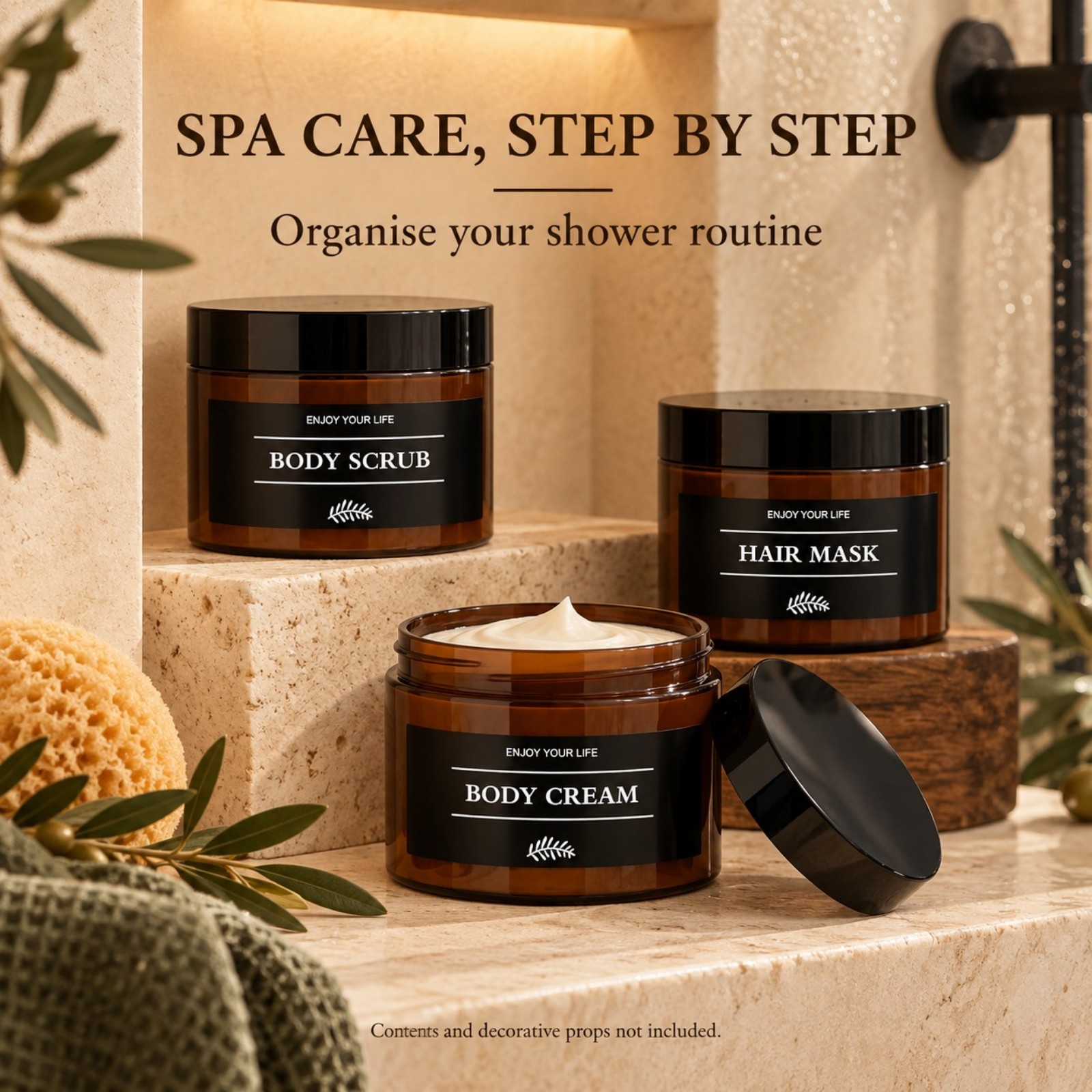 3PCS Bathroom Storage Jars wit - đánh giá và giá Hair Care