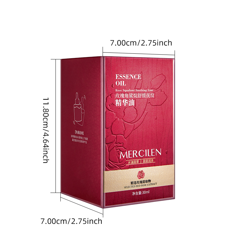 Mercilen Rose Squalane Essence - đánh giá và giá Hyaluronic Acid Facial Serum