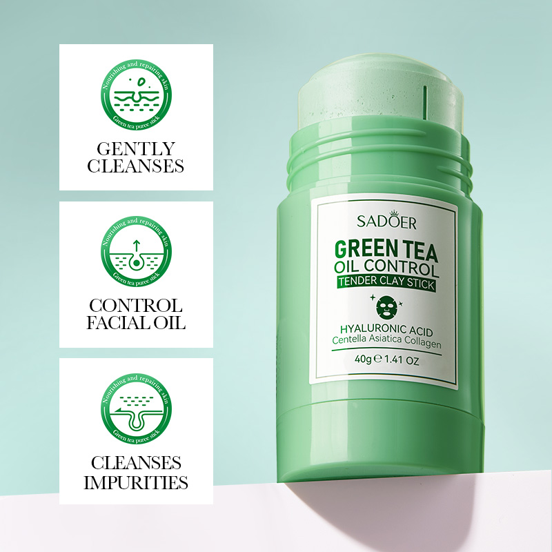 SADOER Green Tea & Rose Clay M - đánh giá và giá Green Tea Cleansing Clay Mask