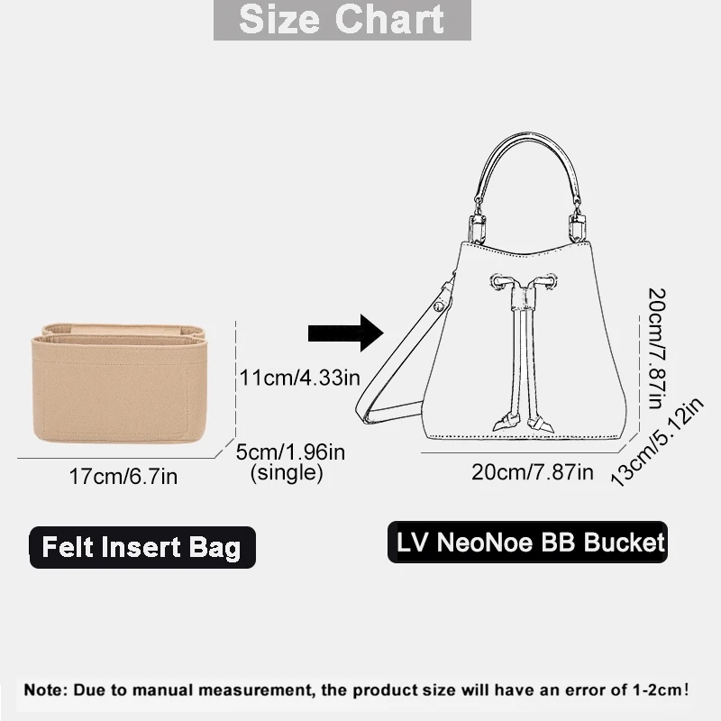 For LV Neonoe BB Bucket Felt I - đánh giá và giá Makeup