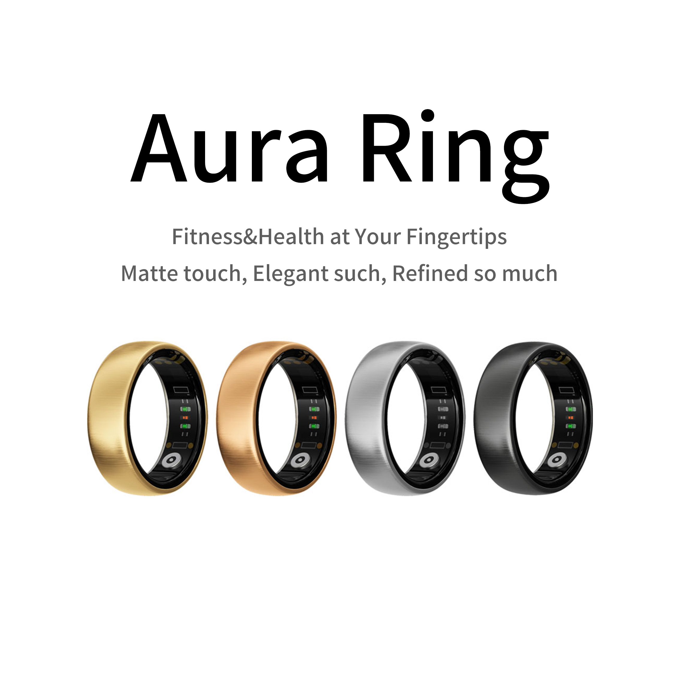 Nhẫn thông minh AURA Matt, thi - đánh giá và giá Health Monitors