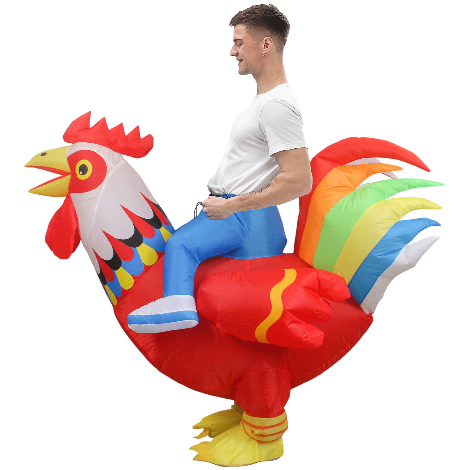 Halloween Funny Rooster Inflat - đánh giá và giá Makeup