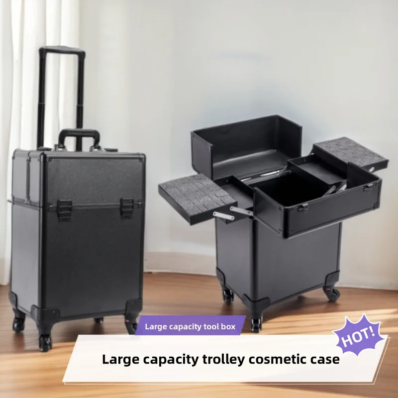 Rolling Cosmetic Luggage Organ - đánh giá và giá Makeup