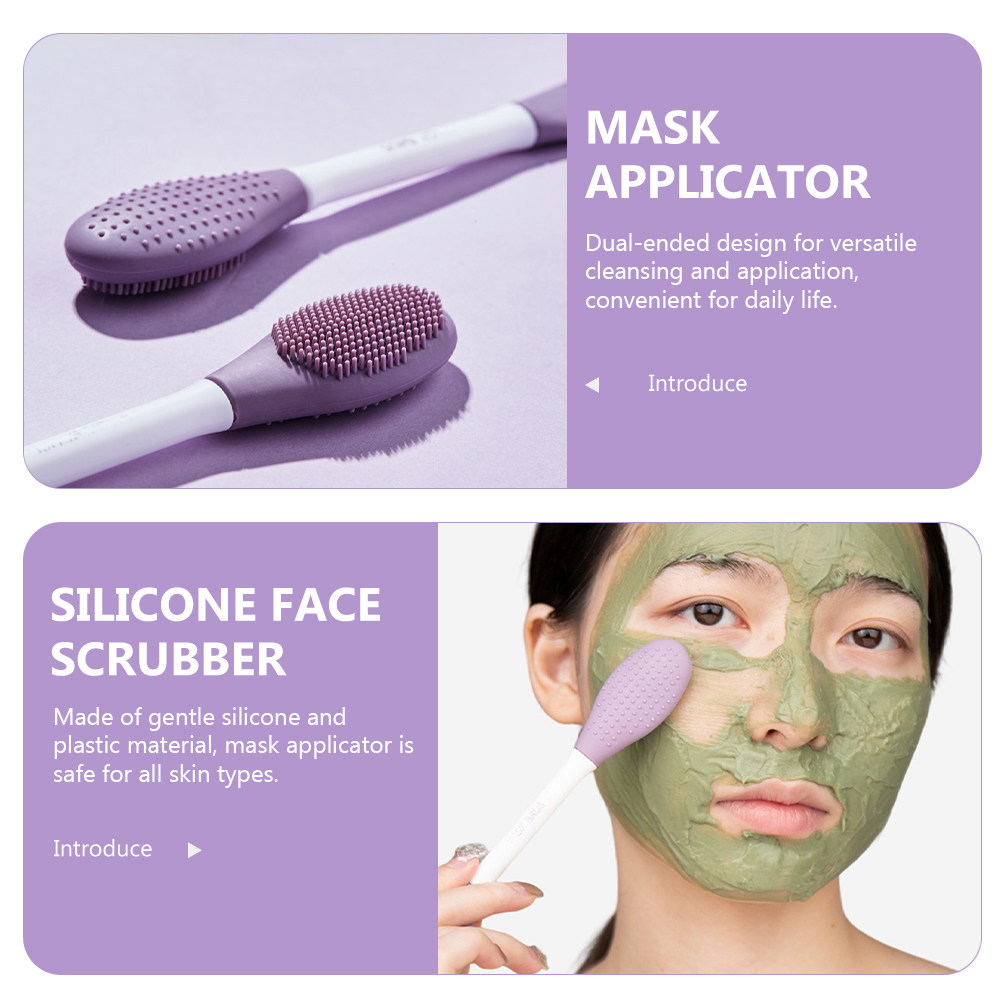 Dual-Head Silicone Face Mask B - đánh giá và giá Silicone Face Scrubber Electric
