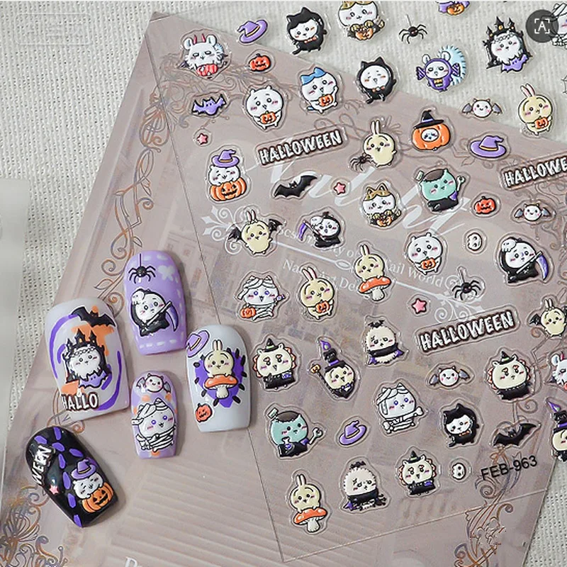 New Chiikawa 5D Embossed Nail  - đánh giá và giá Nail Art