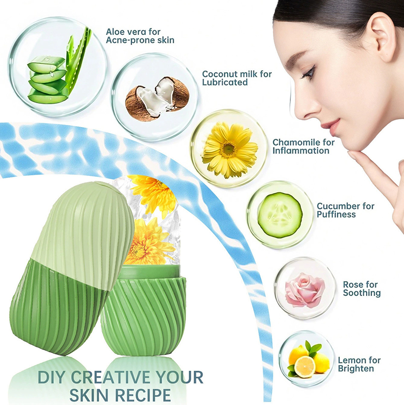 【1PC Silicone Ice Face Roller  - đánh giá và giá Face Ice Roller Puffiness