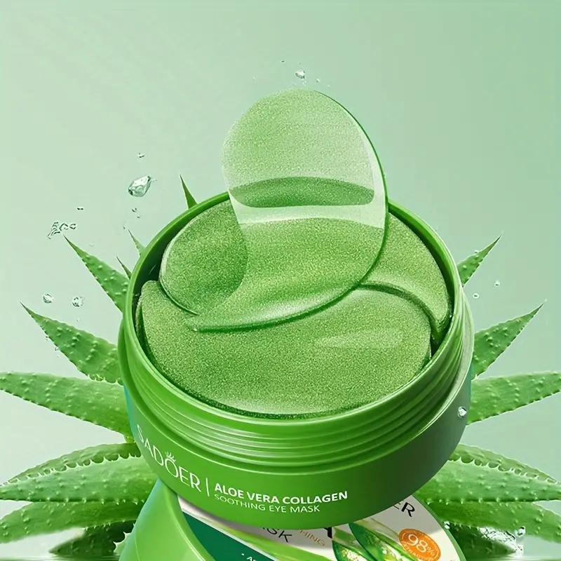 60 Pieces of Aloe Vera Collage - đánh giá và giá Collagen Under Eye Patches