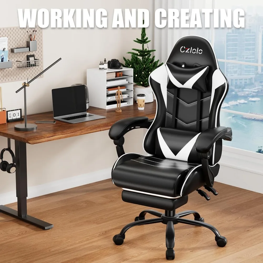 High-back reclining game chair - đánh giá và giá Massage