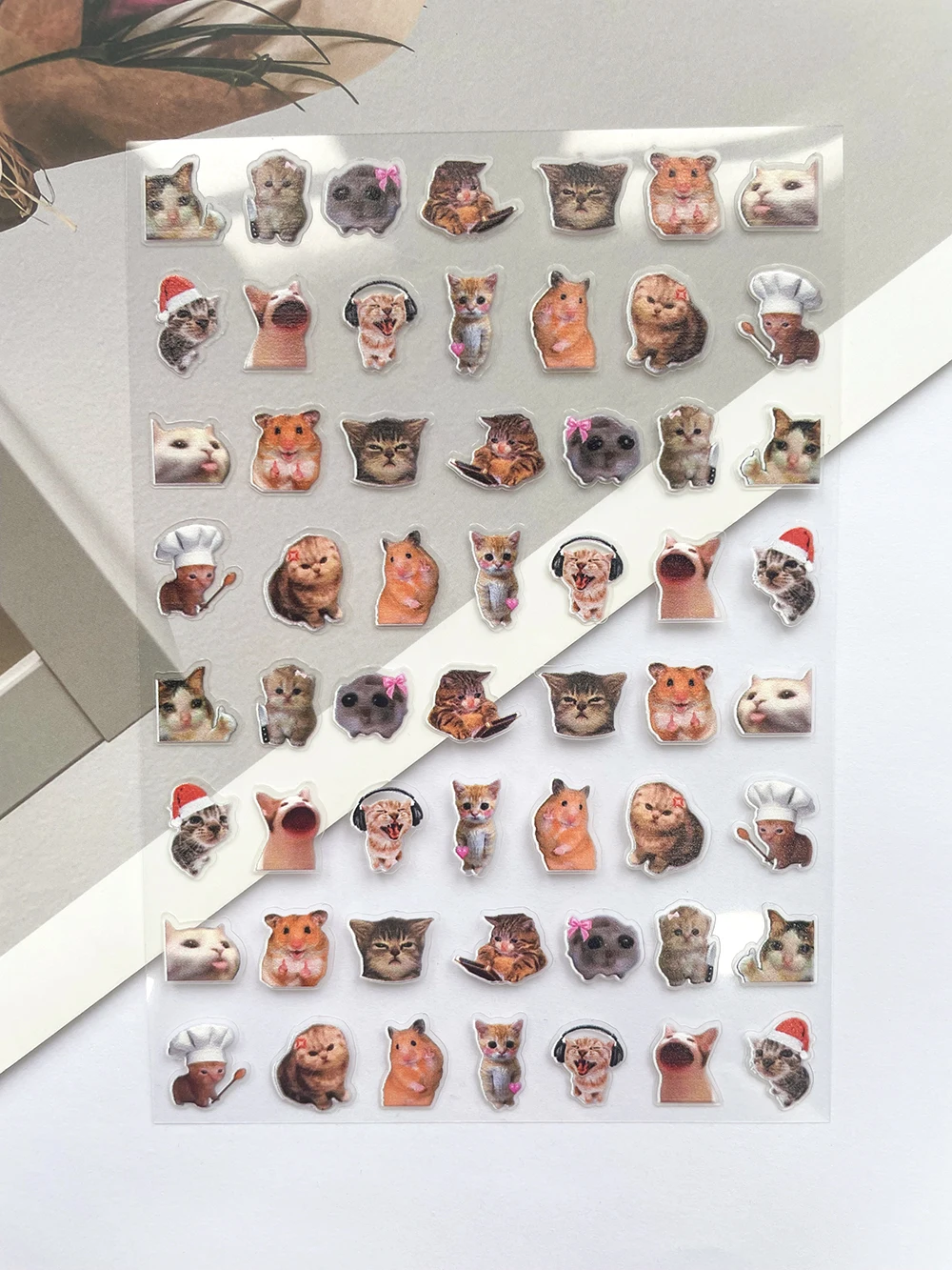 Mini Pvc Funny Cat Poster Good - đánh giá và giá Nail Art
